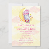 Roze coole muis over de cloud, douche-uitvindingen (Voorkant)