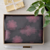 Roze, coole, trendy, moderne bloemabstractie tissuepapier (Geschenk)