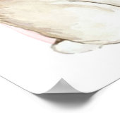 Roze Coquett Peter het Konijn Verjaardagskaarten C Poster (Hoek)