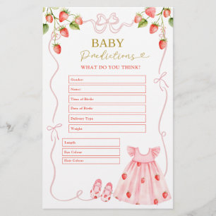Roze Coquette Babykleren Baby Voorspellingen
