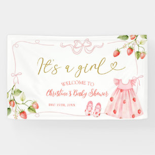 Roze Coquette Babykleren Bes Groote Banner