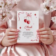 Roze Coquette Bow Cherry op top Meisje Baby shower