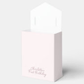 Roze Coquette Bow Custom Bedankdoosjes (Geopend)