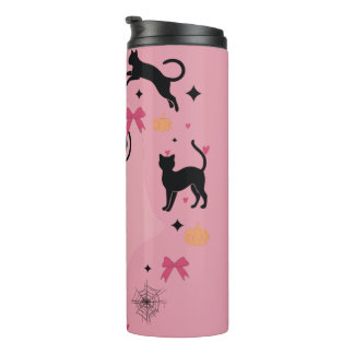 Roze Coquette Halloween Geest Thermosbeker