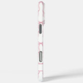 Roze Coquette Strikken met Monogram Case-Mate iPhone Case (Achterkant / Rechts)