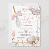 Roze Coquette Weggefloten Vrijgezellenfeest Kaart (Voorkant)