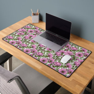 Roze Cosmos bloemen Bureaumat