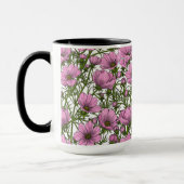 Roze Cosmos bloemen Mok (Links)