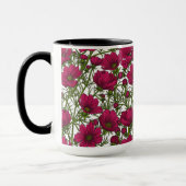 Roze Cosmos bloemen Mok (Links)