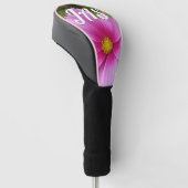 Roze Cosmos Bloemen Wilde Bloem Golfheadcover (Schuin)