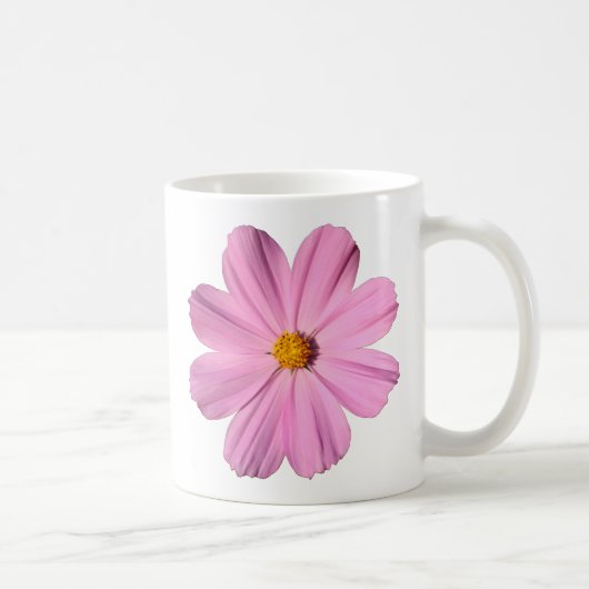 Roze Cosmos Koffiemok (Rechts)