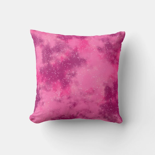 Roze Cosmos Kussen (Voorkant)