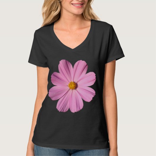 Roze Cosmos T-shirt (Voorkant)