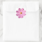 Roze Cosmos Vierkante Sticker (Tas)