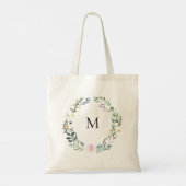 Roze Cowboy Boots Waterverf Bloemen Bruidsmeisje Tote Bag (Achterkant)
