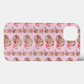 Roze Cowboy Pet en laarzen Coquette Case-Mate iPhone Case (Achterkant (horizontaal))