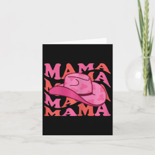 Roze Cowboyhoed Western Cowgirl Mama Groovy Landel Kaart