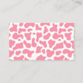 Roze Cowgirl Boeken voor Baby Western Rodeo Shower Informatiekaartje (Achterkant)