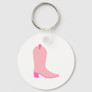 Roze Cowgirl Boot Sleutelhanger