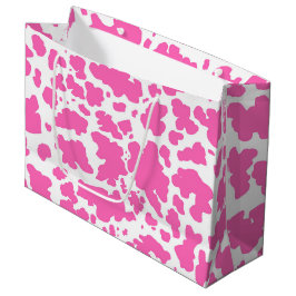 Roze Cowgirl Koe Skin Rodeo Dierenprint Groot Cadeauzakje