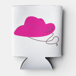 Roze Cowgirl Pet Blikjeskoeler