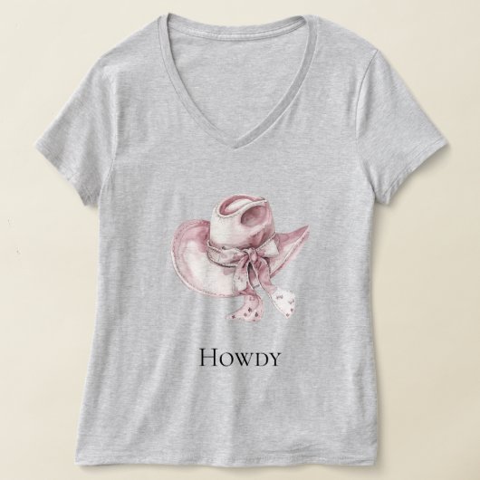 Roze Cowgirl Pet T-shirt (Laagn)