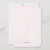 Roze Cowgirl Uitnodiging (Achterkant)