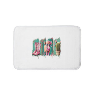 Roze Cowgirl Valentijn Png, Hart Png Badmat