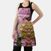 Roze Crème Hydrangeas geel roze bloemen voor mama Schort (Insitu)