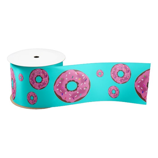 Roze crèmedonuts lint (Spoel)