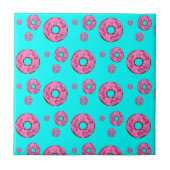 Roze crèmedonuts tegeltje (Voorkant)