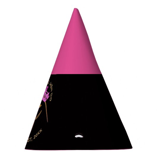 Roze Crown Hen Do Feesthoedjes (Rechts)