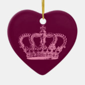 Roze Crown Ornament (Voorkant)