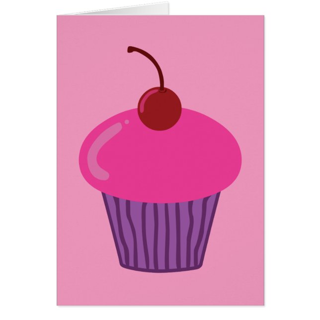 Roze crupcake (Voorkant)