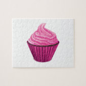 Roze crupcake legpuzzel (Horizontaal)