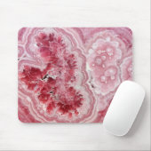 Roze Crystals Geode Muismat (Met muis)