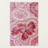 Roze Crystals Geode Planner (Voorkant)