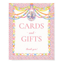 Roze Cue de Confetti Verjaardagskaart & Cadeaus Bo