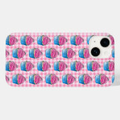Roze Cupcake Case-Mate iPhone Case (Achterkant (horizontaal))
