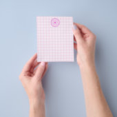 Roze Cupcake. Flyer (Hand)
