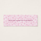 Roze Cupcake Gift Kaart (Achterkant)