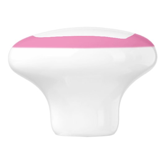 Roze cupcake keramische deur of lade pull knop (Zijkant)