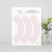 Roze cupcake-omhulsel, baby shower cupcakes (Staand voorkant)