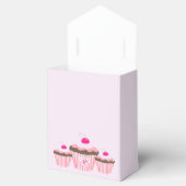 Roze Cupcakes Bedankdoosjes (Geopend)