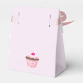 Roze Cupcakes Bedankdoosjes (Achterkant)