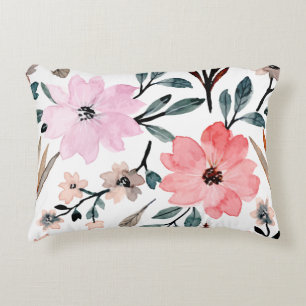 roze cute bloem accentkussen accent kussen