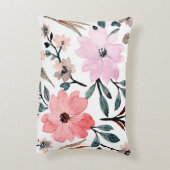 roze cute bloem accentkussen accent kussen (Achterkant (Verticaal))