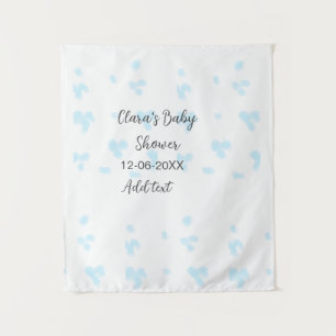 Roze cute bloem baby shower waterverf modern dat wandkleed