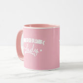 Roze Cute Boss Lady, speciaal cadeau Mok (Voorkant links)