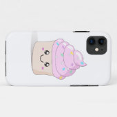 Roze Cute Cupcake Case-Mate iPhone Case (Achterkant (horizontaal))